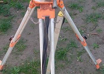 Aluminiowy stojak na laser, poziomica,tyczki