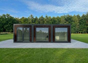 NOWY KONTENER BIUROWY GASTRONOMICZNY PAWILON HANDLOWY SKLEP 54m2- PRODUCENT
