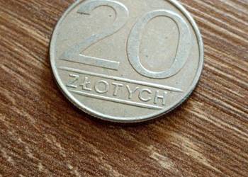 Sprzedam drugie 20 zl 1986 r