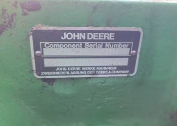 Skrzynia, osie John deere 2850, 2650