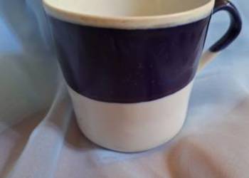 Stary kubek filiżanka porcelanowa Rosja biel kobalt