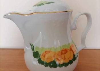 Dzbanek porcelanowy Kwiecista Łąka Karolina PRL