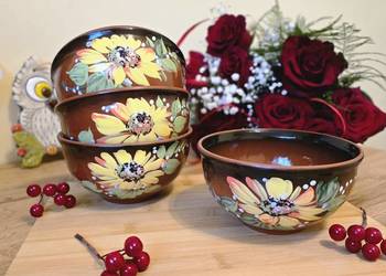 Zestaw 4 miseczek ceramicznych 600ml