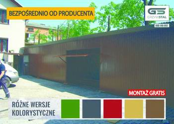 Garaż Blaszany /Wiata Blaszana / Magazyn / Konstrukcja - GRZYWSTAL