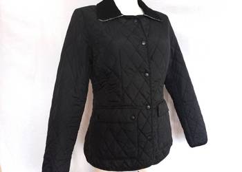 Kurtka czarna Damska r. 38 lekka Pikowana Bawełna NOWA