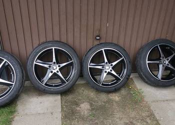 Felgi aluminiowe ENZO 5x112 r17 wraz z oponami lato