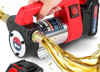 Bezprzewodowa elektryczna pompa diesla, samozasysająca, przenośna, 50 l