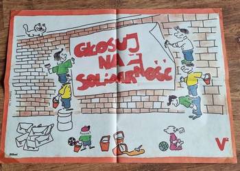 Plakat Mikołaj Chylak - Głosuj na Solidarność