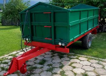 Przyczepa jednoosiowa wywrotka 3 strony