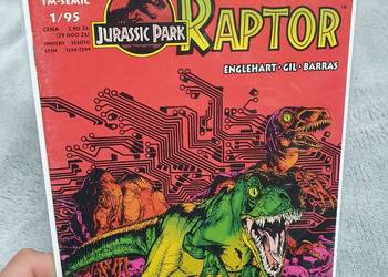 Raptor - Jurassic Park - komiks Tm-Semic 1995 rok