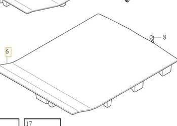 VOLVO S90 II wykladzina podloga bagaznika OE 32205391 VOLVO S90 II wykladzina podloga bagaznika OE 32205391