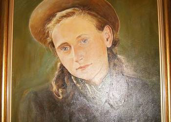 Portret olejny na podstawie zdjęcia