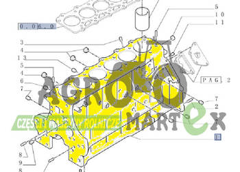 84142250, 87840788, 87840786, 87802529 BLOK SILNIKA CNH