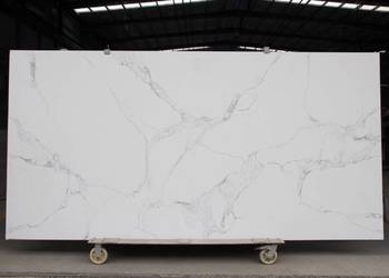 Płyty z Białego Marmuru 280x120 półmat SLAB gat.II