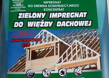 Impregnat do więźby dachowej 5kg zielony