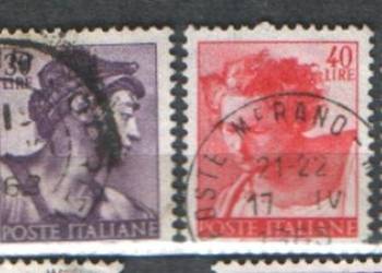 Zn. Włochy Mi 1084, 7, 8, 94 kas  1961