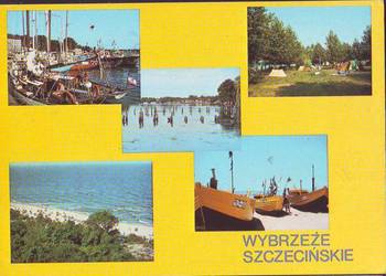 Kart. z pozdr. z wybrzeża  2 szt