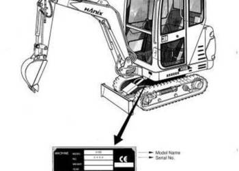 HANIX H15b H15b plus H15 instrukcja napraw minikoparka