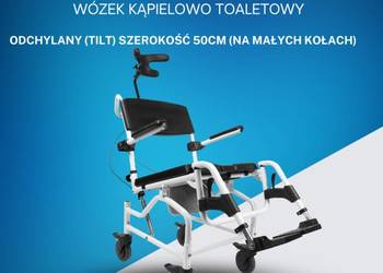 Wózek kąpielowo-toaletowy – odchylany (TILT) szerokość 50cm