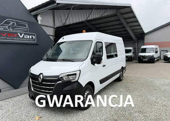 Renault Master L2H2 średniak 7-osobowy lift brygadówka doka pełna opcja 90…