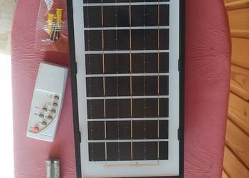 Zewnętrzna lampa solarna z pilotem