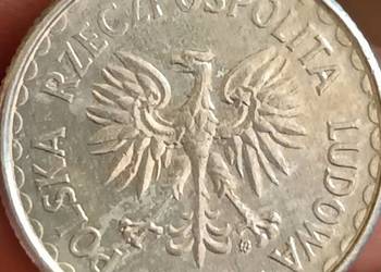 Sprzedam monetę 1 zloty 1987 rok odkrój blachy