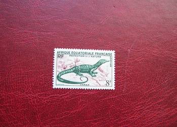Francja 1955 MNH Mi. 296  Fauna Gady Jaszczurka   a