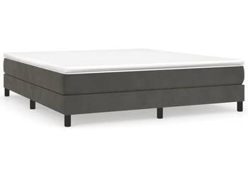 vidaXL Łóżko kontynentalne, ciemnoszara(SKU:3120785)