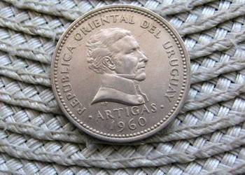 Urugwaj 1 Peso 1960r - Artigas