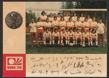 REPREZENTACJA POLSKI 1974 MŚ NIEMCY - BEZ OBIEGU REPREZENTACJA POLSKI 1974 MŚ NIEMCY - BEZ OBIEGU