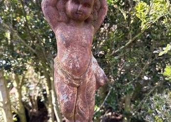 Stary zabytkowy kwietnik żeliwny donica monument postument