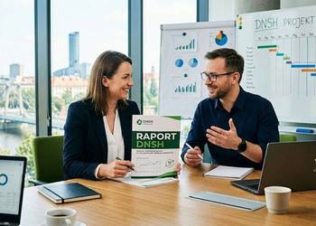 Indywidualne, konsultacje, pomoc, szkolenia z DNSH, raport, sprawozdanie