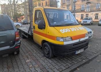 Auto laweta Fiat Ducato długi najazd