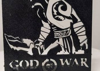 Stojak na płyty CD/GRY 10szt- God of War/ relief