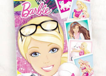 nowa książka Barbie-Ciekawostki quizy zabawy, barbie książka z naklejkami i