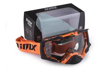Gogle motocyklowe IMX DUST GRAPHIC ORANGE/BLACK MATT