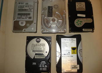 Dyski HD 3,5" 20-letnie:Segate, Quantum, WD,dla kolekcjonera