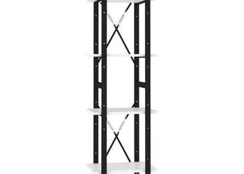 vidaXL Regał na książki, biały, 40x30x140 cm（SKU:806417）