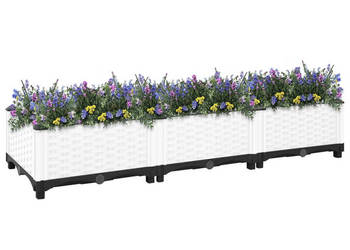 Donica do podwyższonej rabaty 120x40x23 cm polipropylen WM-153306