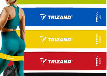 Zestaw gum do ćwiczeń- 5szt Trizand