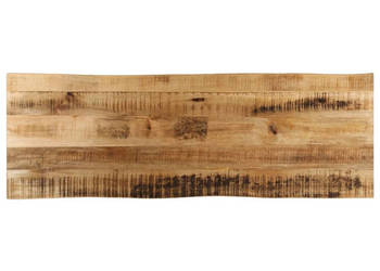 Blat stołu z naturalną krawędzią 120x40x25 cm drewno mango WM-370662