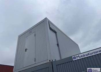 KONTENER BIUROWY SOCJALNY  3×6 DWA WEJŚCIA