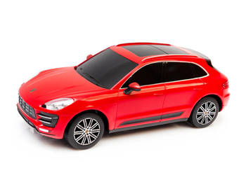 Porsche Macan Turbo skala 1:24 Rastar 71800 samochód sterowany czerwony