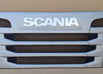 SCANIA R XPI MASKA ATRAPA EMBLEMAT BLACHA ORYGINAŁ
