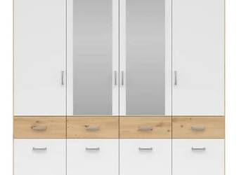 Szafa Box 4d8s 180cm z lustrami