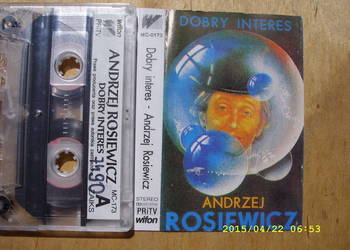 + POP kas.; ANDRZEJ ROSIEWICZ--2 kasety.