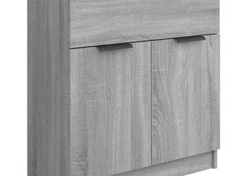 Szafka szary dąb sonoma 60x30x70 cm materiał drewnopochodny WM-816992