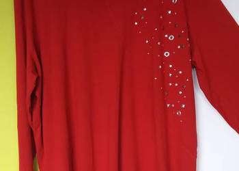 XXXL(56) Czerwona tunika jak nowa bigi M