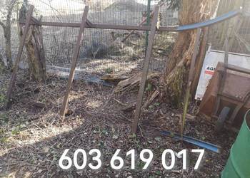 Sanie konne, płozy, rama stalowa duża.