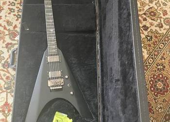 Gitara elektryczna Kramer Nite V FR Satin Black +case ESP stan bdb